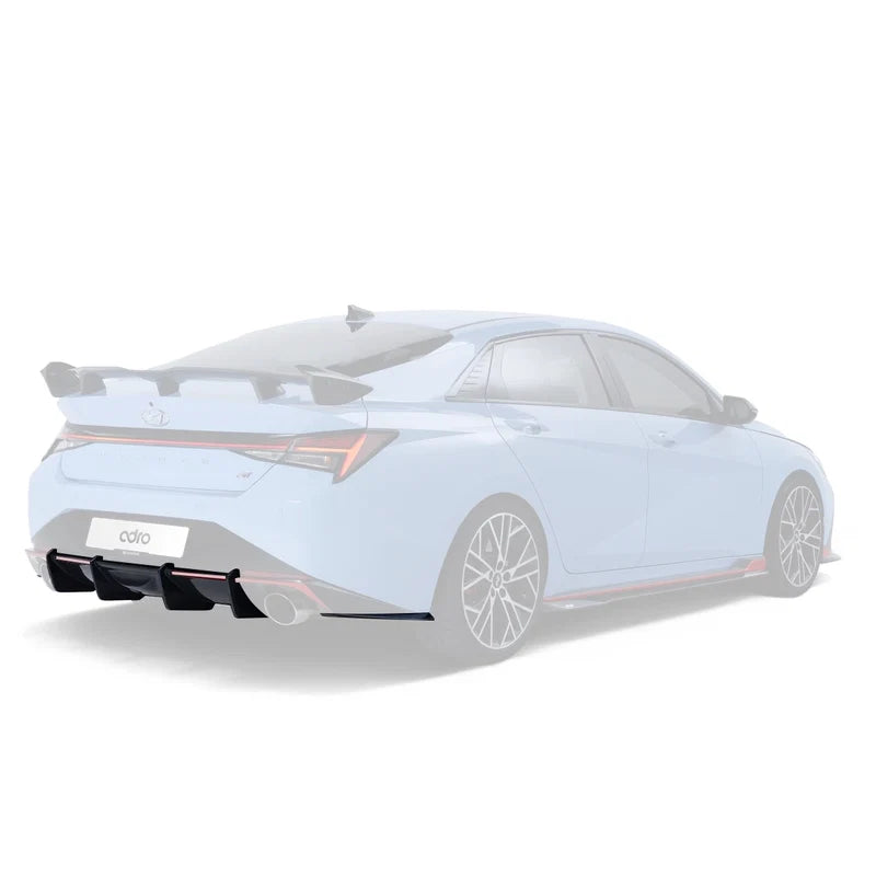 ADRO Inc Carbon Fiber Rear Diffuser - Hyundai Elantra N Series