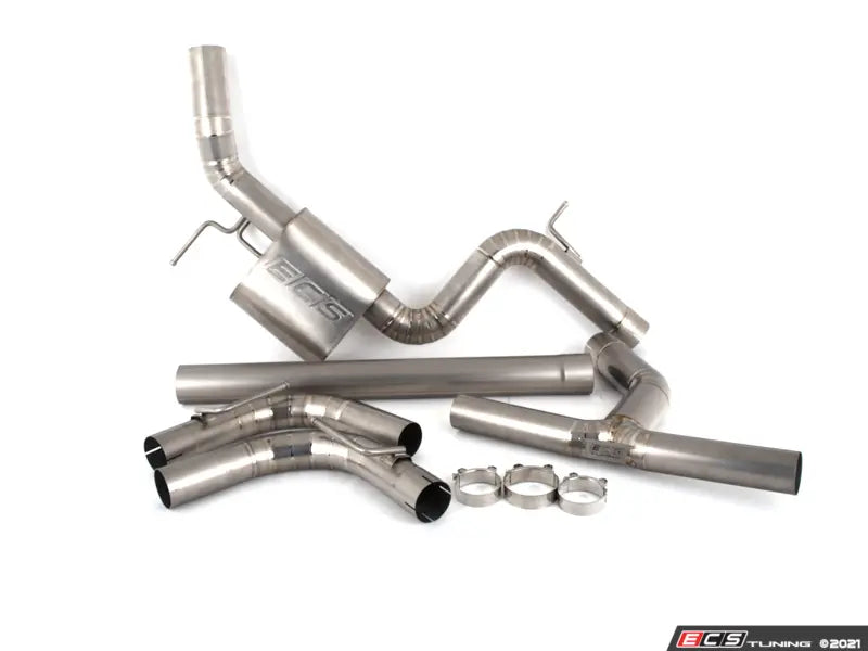 ECS "Ti.22" MK7 GTI 3.0" Titanium Catback Exhaust System - Volkswagen Golf VII Hatchback Gen3 2.0 Turbo