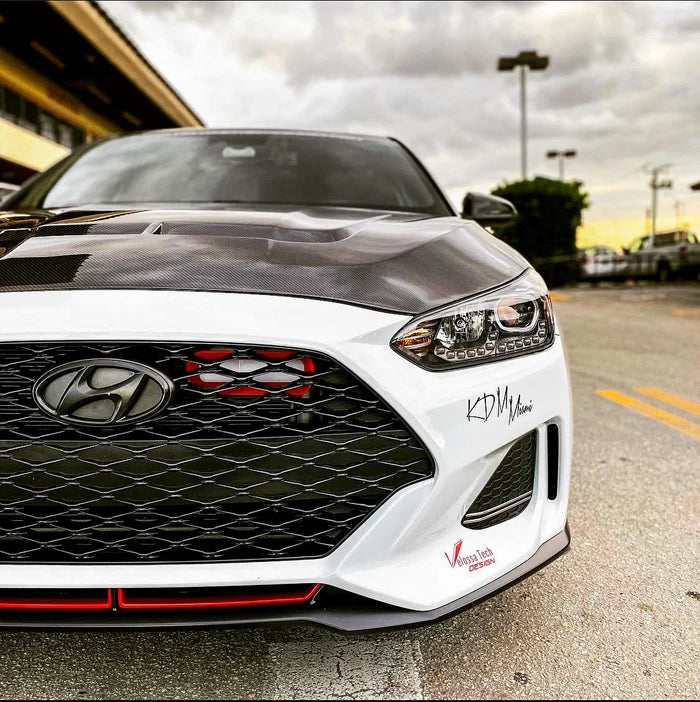 Velossa Tech Design BIG MOUTH Ram Air Intake Snorkel - 2019-2022 Hyundai Veloster Turbo/R-Spec/Non-Turbo