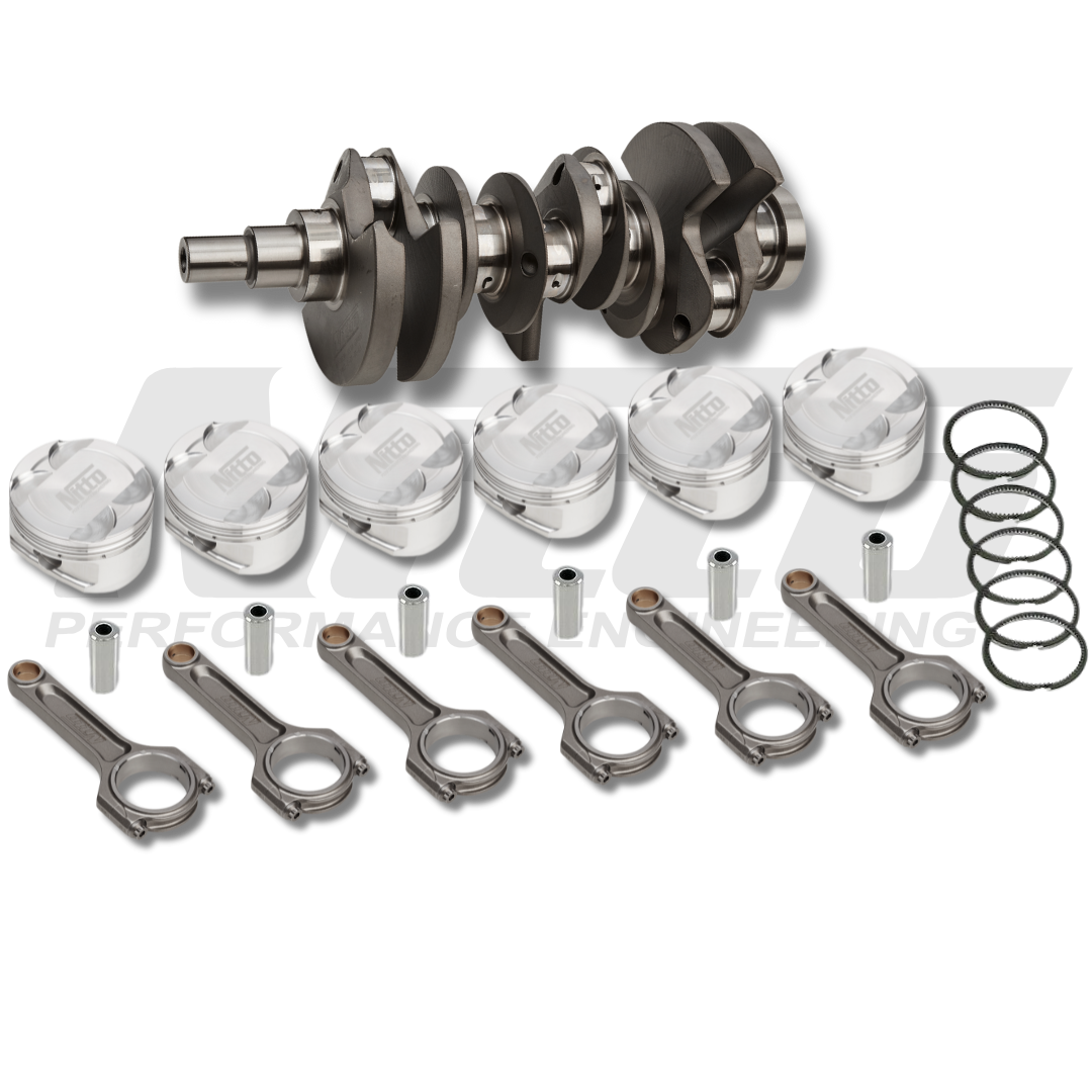 Nitto VR38 3.8L OEM STROKE KITS (V2 I-BEAM RODS/95.6MM BORE) - EN40B CRANK