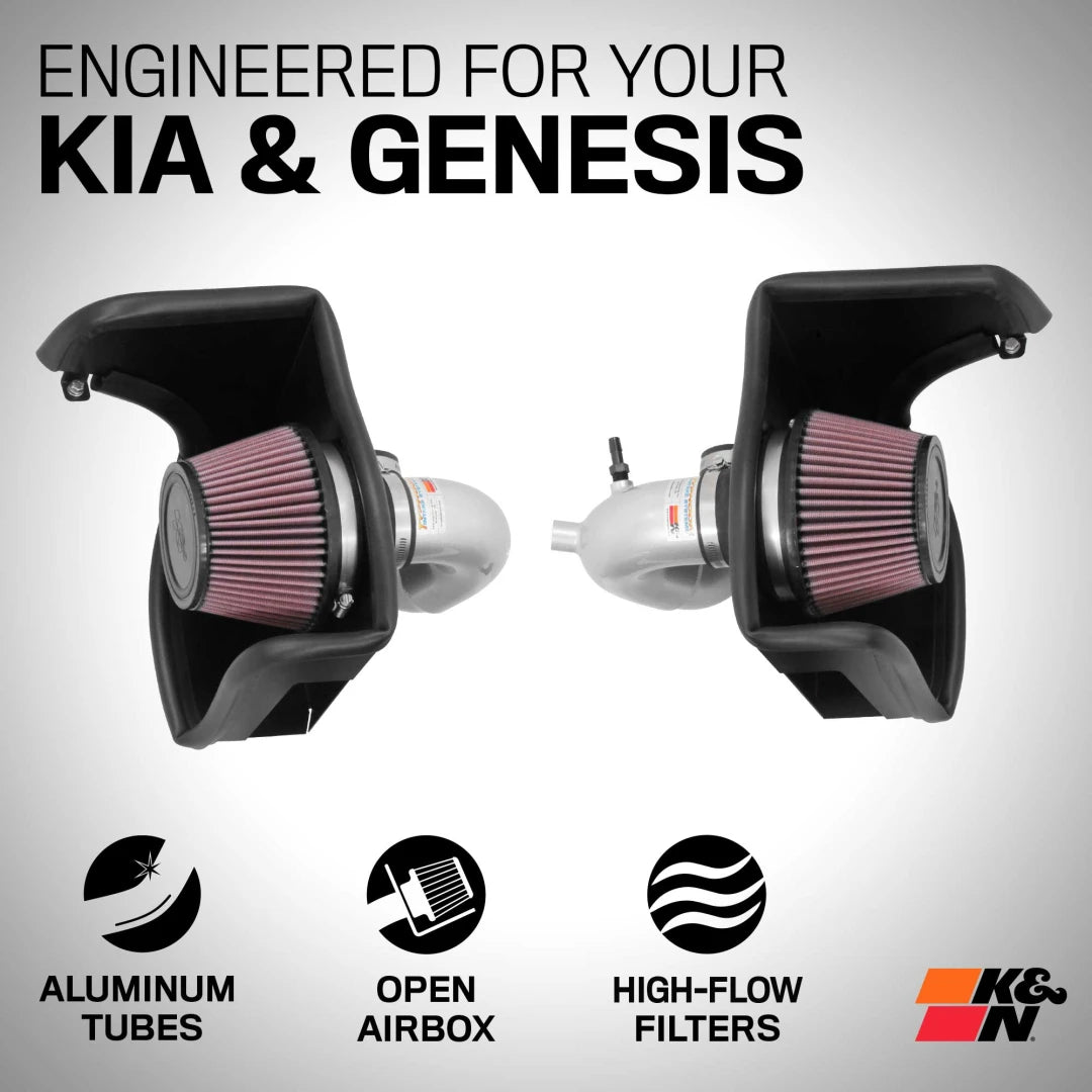 K&N Filters Typhoon Performance Intake - 2018 - 2021 Kia Stinger GT