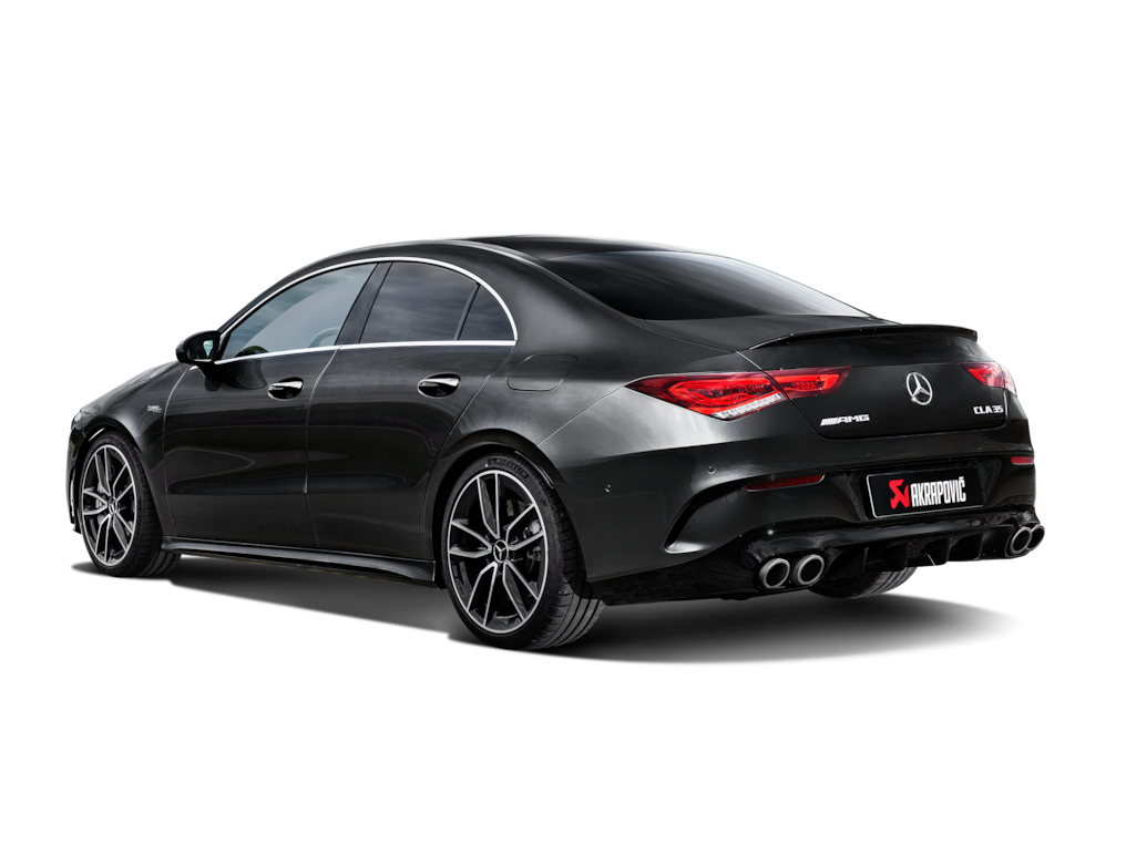 Akrapovic Mercedes C118 CLA35 AMG Slip On Line Titanium Exhaust - Mercedes Benz A35 AMG / CLA35 AMG 2020-2025