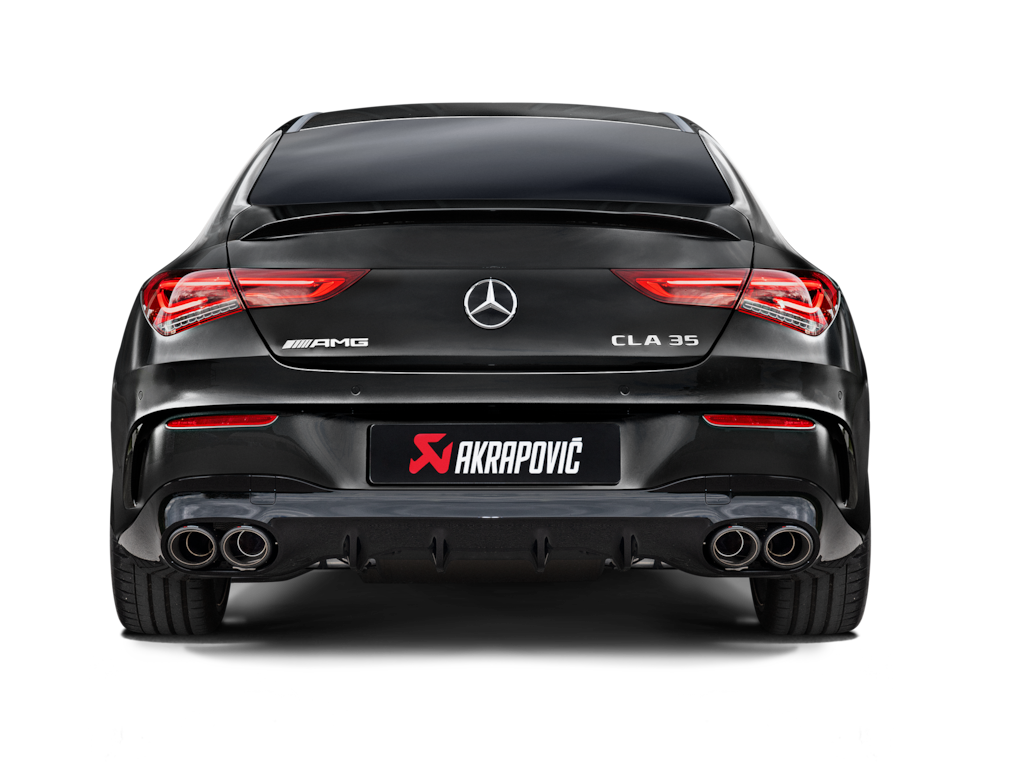 Akrapovic Mercedes C118 CLA35 AMG Slip On Line Titanium Exhaust - Mercedes Benz A35 AMG / CLA35 AMG 2020-2025