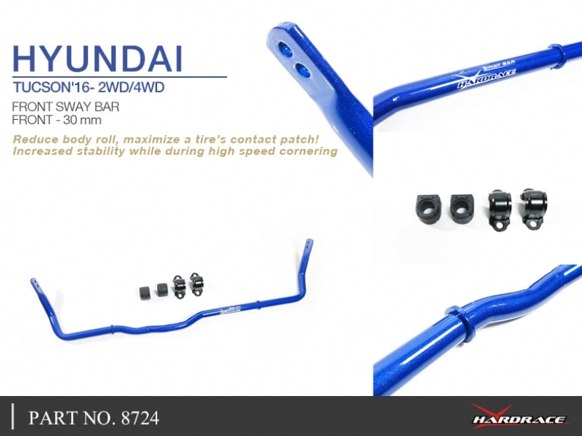 Hardrace Front Sway Bar - Hyundai Tucson/Sportage 2.0L 2016+