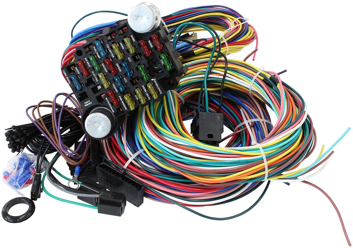 Aeroflow Complete Universal 21 Circuit Wiring Harness Kit - Universal