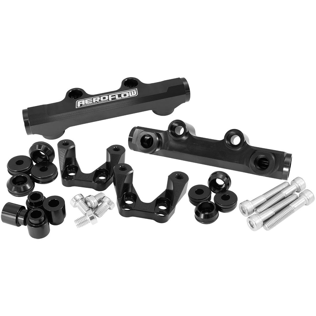Aeroflow Subaru EJ20 Top Feed Conversion Billet EFI Fuel Rail - Subaru Impreza WRX/STI GC/GF/Forester/Legacy