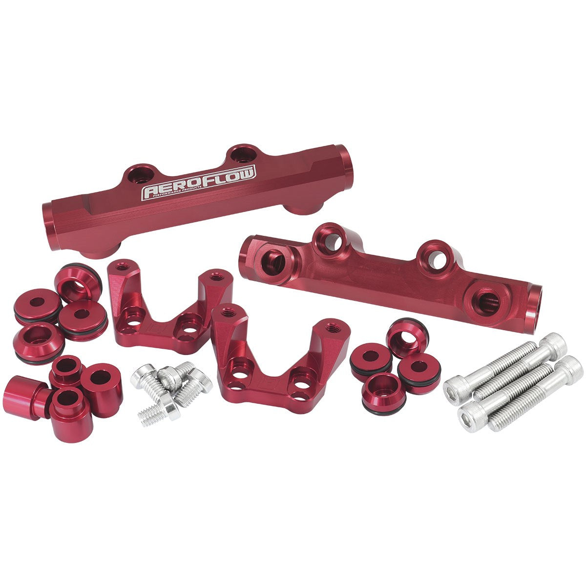 Aeroflow Subaru EJ20 Top Feed Conversion Billet EFI Fuel Rail - Subaru Impreza WRX/STI GC/GF/Forester/Legacy