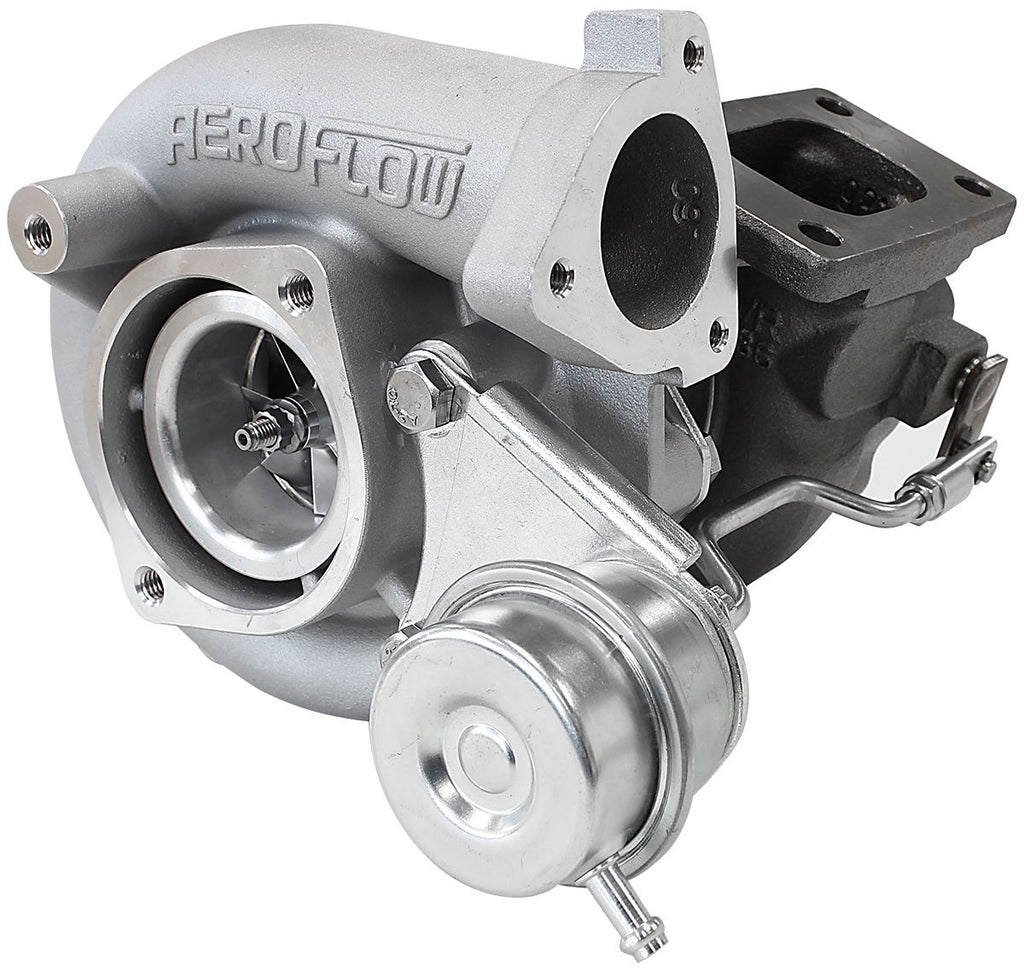 Aeroflow Boosted 4647 NISSAN .84 Turbocharger 440HP, Hi Temp Black Finish - Nissan Silvia S13 S14 S15 SR20DET Engine Series