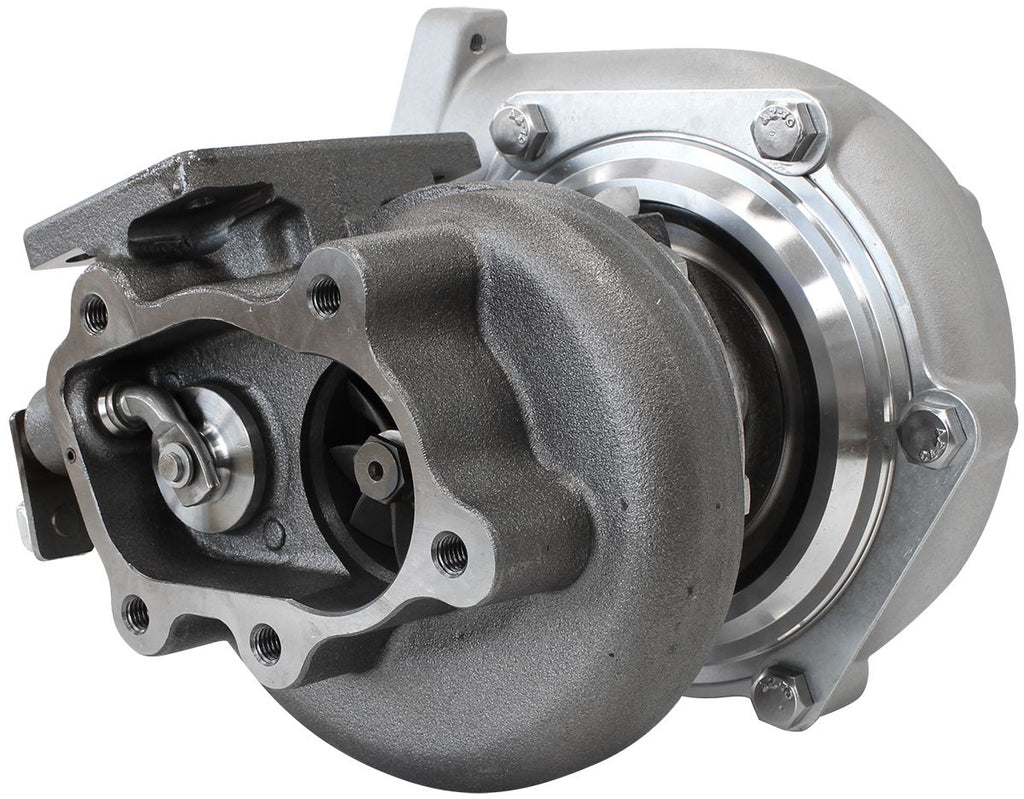 Aeroflow Boosted 4647 NISSAN .84 Turbocharger 440HP, Hi Temp Black Finish - Nissan Silvia S13 S14 S15 SR20DET Engine Series