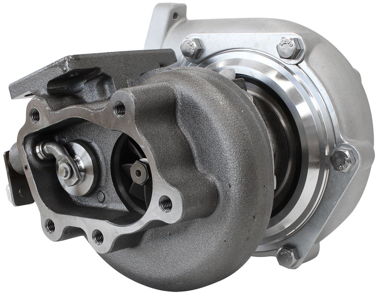 Aeroflow Boosted 4647 NISSAN .84 Turbocharger 440HP, Hi Temp Black Finish - Nissan Silvia S13 S14 S15 SR20DET Engine Series