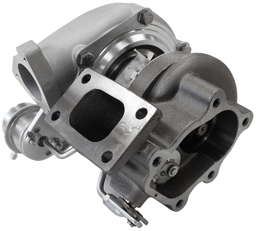 Aeroflow Boosted 4647 NISSAN .84 Turbocharger 440HP, Hi Temp Black Finish - Nissan Silvia S13 S14 S15 SR20DET Engine Series