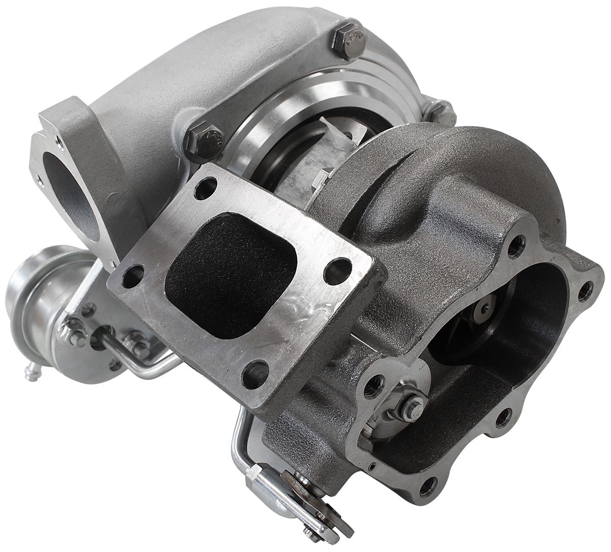 Aeroflow Boosted 4647 NISSAN .84 Turbocharger 440HP, Hi Temp Black Finish - Nissan Silvia S13 S14 S15 SR20DET Engine Series