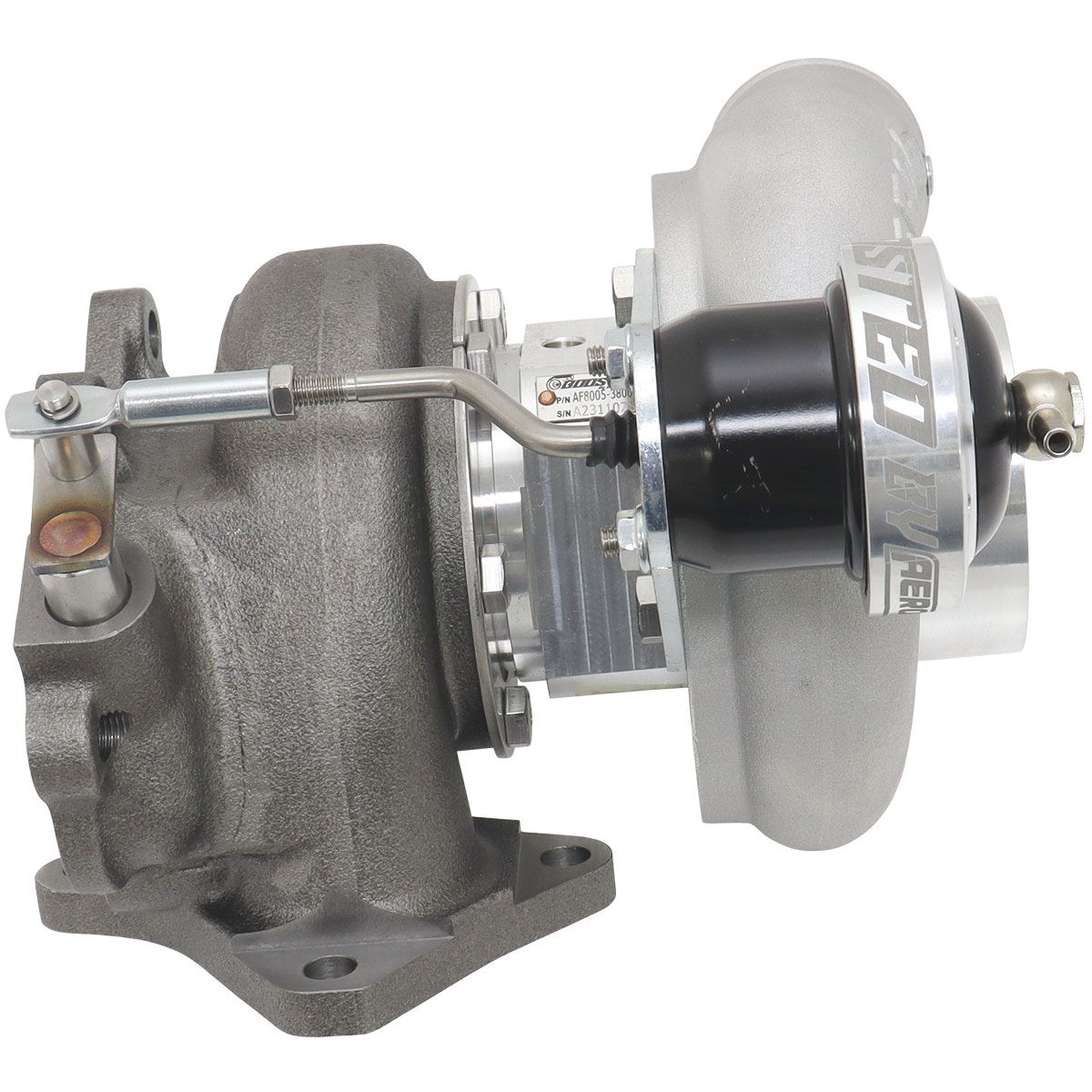 Aeroflow BOOSTED 5856 Subaru WRX 2002-2007 &amp; STI 2004-2021 Bolt On Internal Wastegate Turbocharger 550HP
