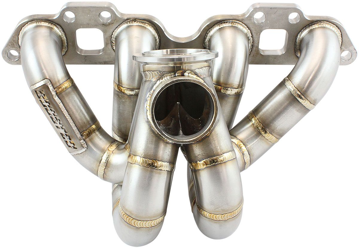 Aeroflow / Boosted Nissan SR20 V-Band High Mount Stainless Steel Turbo Manifold
