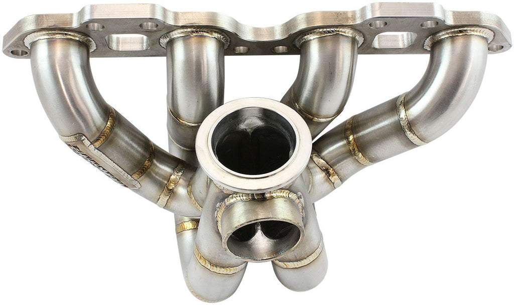 Aeroflow / Boosted Nissan SR20 V-Band High Mount Stainless Steel Turbo Manifold