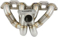 Aeroflow Nissan SR20 T3 Turbo Stainless Steel Manifold | 44mm EWG | High Mount