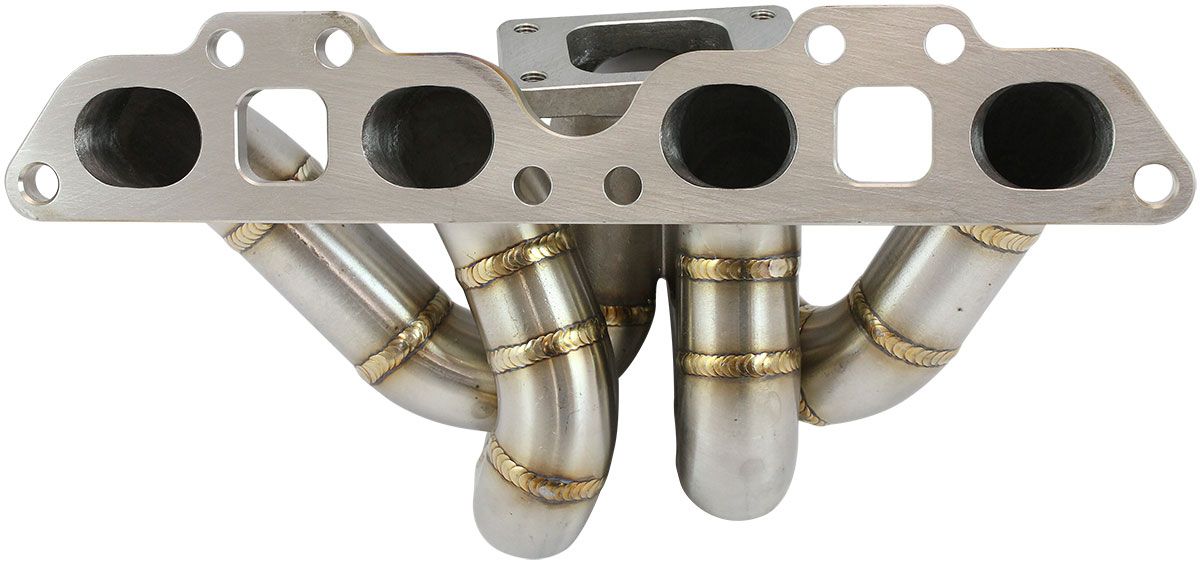 Aeroflow Nissan SR20 T3 Turbo Stainless Steel Manifold | 44mm EWG | High Mount