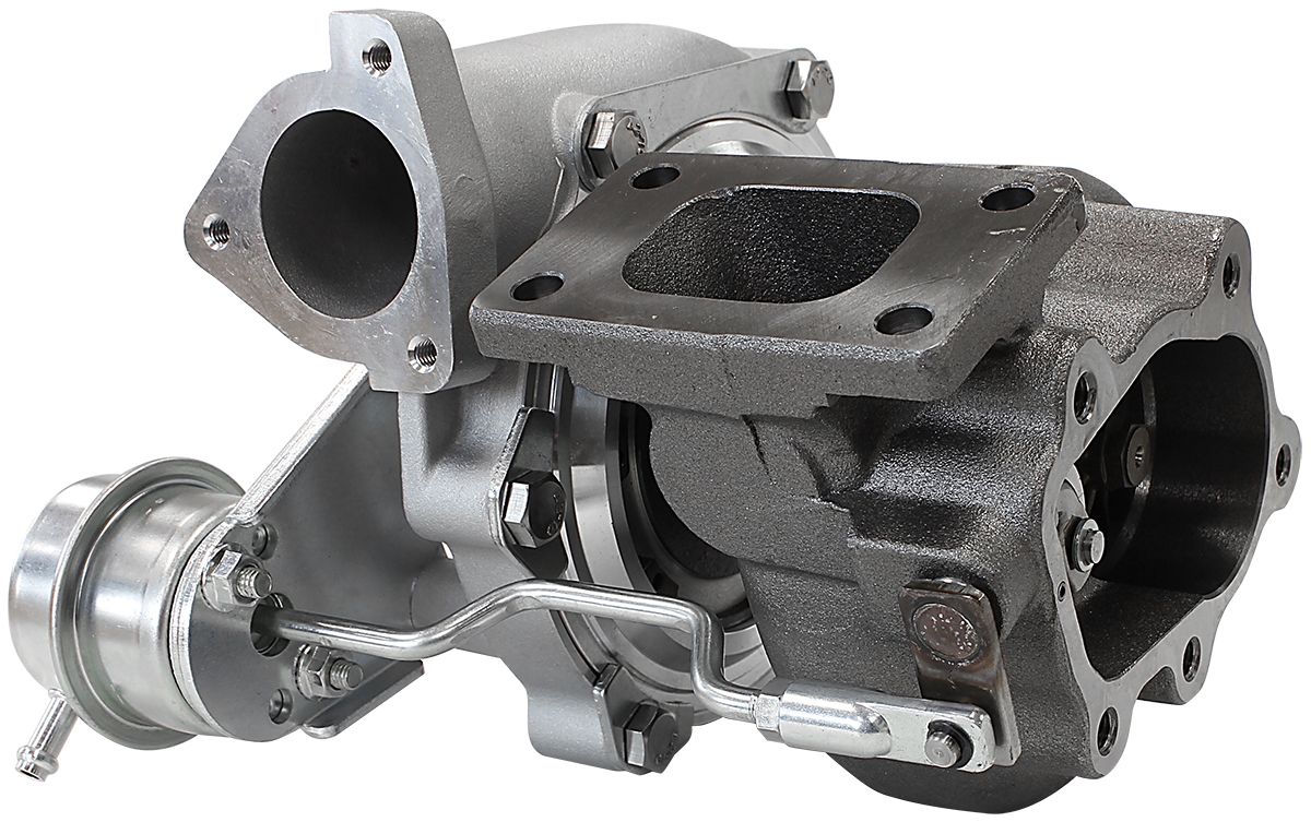 Aeroflow Boosted 4647 NISSAN .84 Turbocharger 440HP, Hi Temp Black Finish - Nissan Silvia S13 S14 S15 SR20DET Engine Series