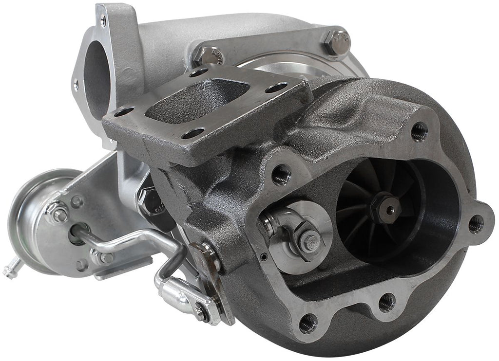 Aeroflow Boosted 4647 NISSAN .84 Turbocharger 440HP, Hi Temp Black Finish - Nissan Silvia S13 S14 S15 SR20DET Engine Series