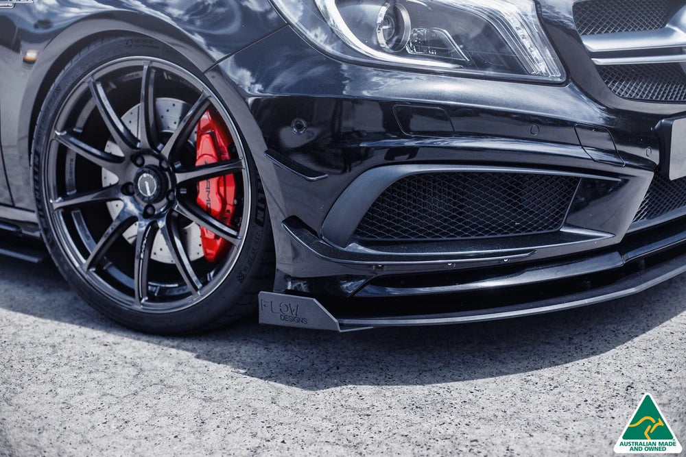 Flow Design Front Lip Splitter - Mercedes-Benz A45 AMG W176 (PFL) 2012-2015