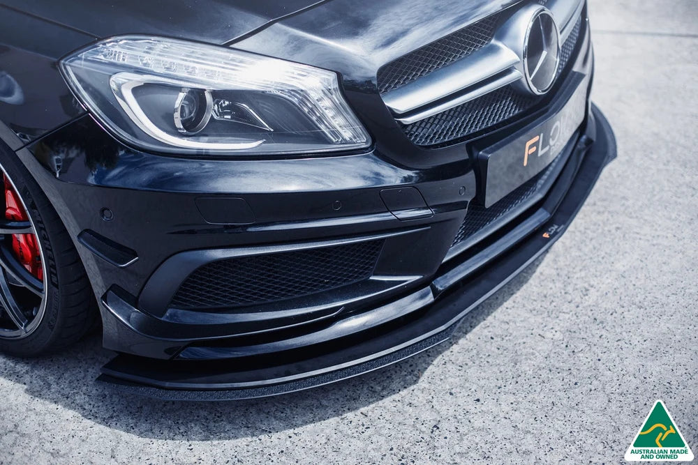 Flow Design Front Lip Splitter - Mercedes-Benz A45 AMG W176 (PFL) 2012-2015