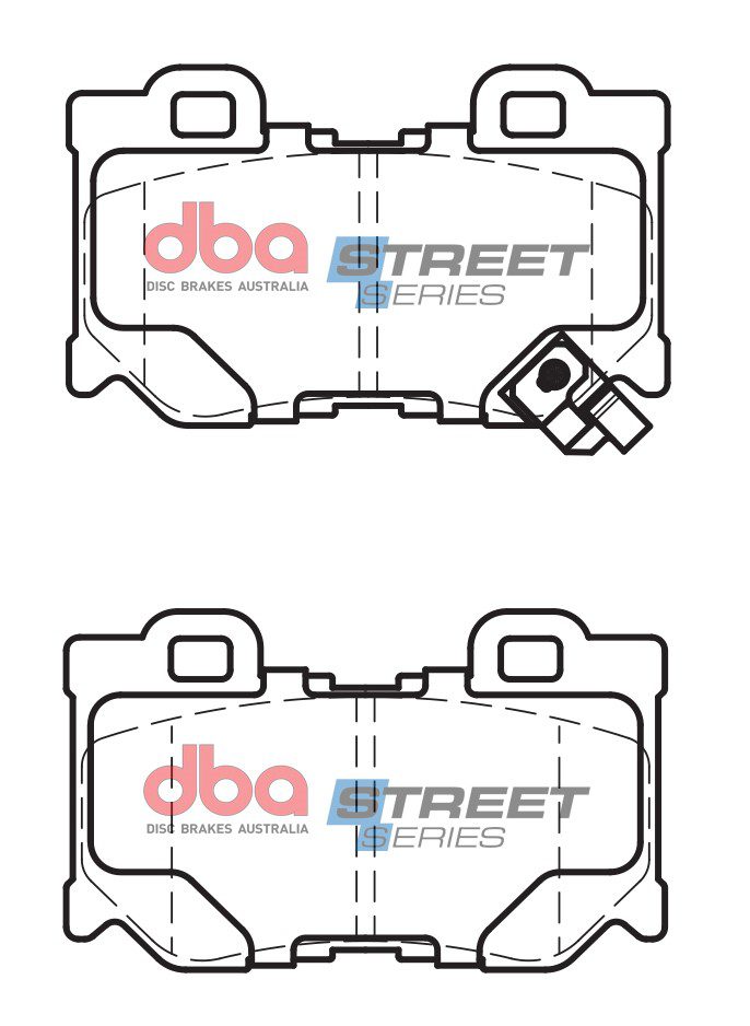 DBA SS Street Series OE Replacement Rear Brake Pads - Nissan 370Z/Infiniti G37 (Copy)