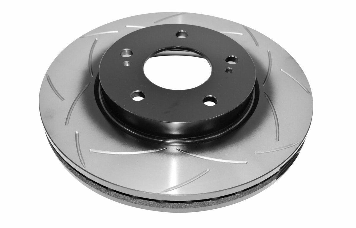 DBA Street Series T2 Slotted Front Rotors - Nissan Silvia S15 SR20DET 1999-2002