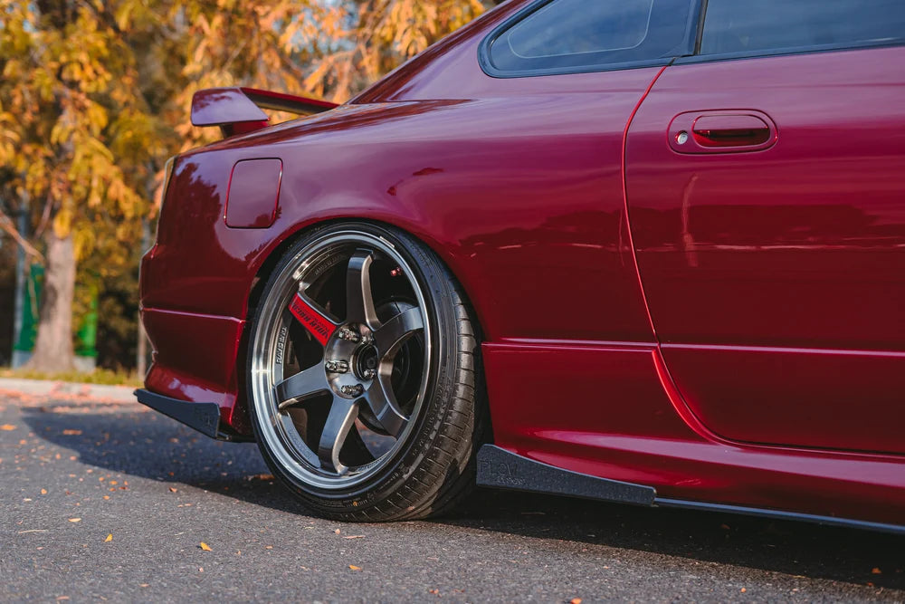 Flow Design Full Lip Splitter Set - OEM Standard - Nissan S15 / 200SX