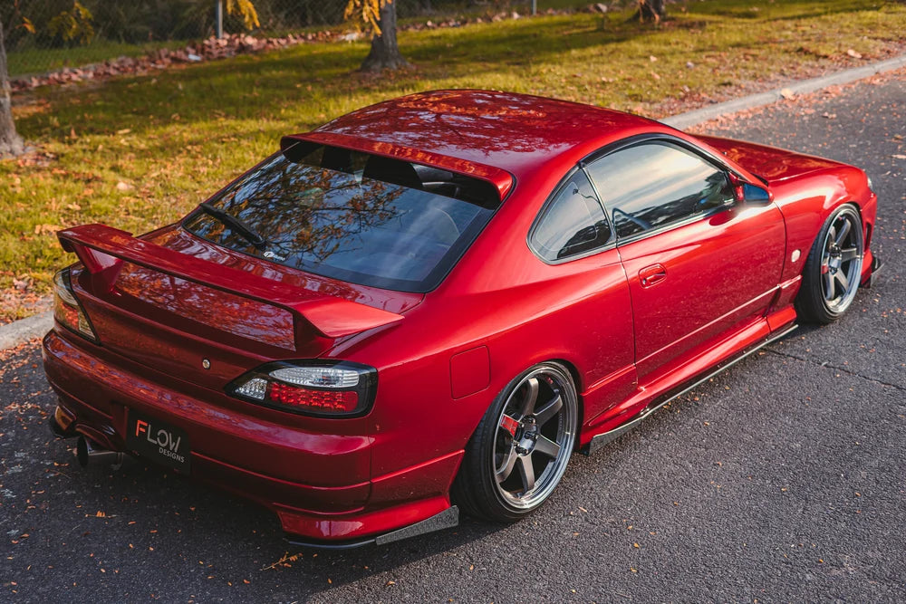 Flow Design Full Lip Splitter Set - OEM Standard - Nissan S15 / 200SX