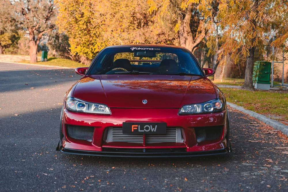Flow Design Full Lip Splitter Set - OEM Standard - Nissan S15 / 200SX