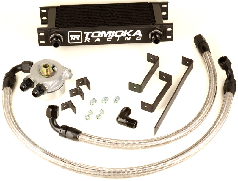 Tomioka Racing Oil Cooler Kit With Thermostat - Toyota 86/ Subaru BRZ
