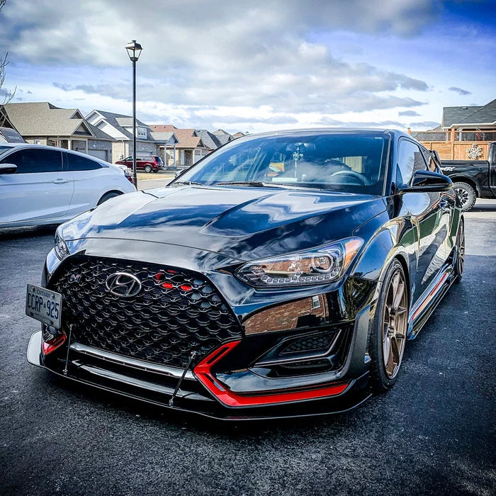 Velossa Tech Design (non-DCT) BIG MOUTH Ram Air Intake Snorkel - 2019-2022 Hyundai Veloster N