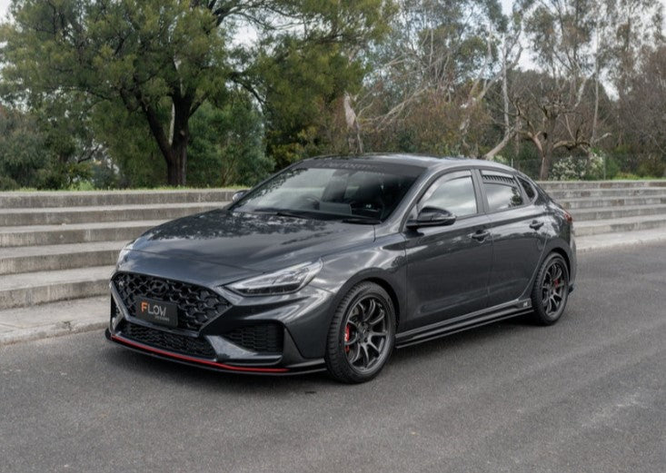 Flow Design Full Lip Splitter Set - Hyundai i30N Fastback PD FL 2022+