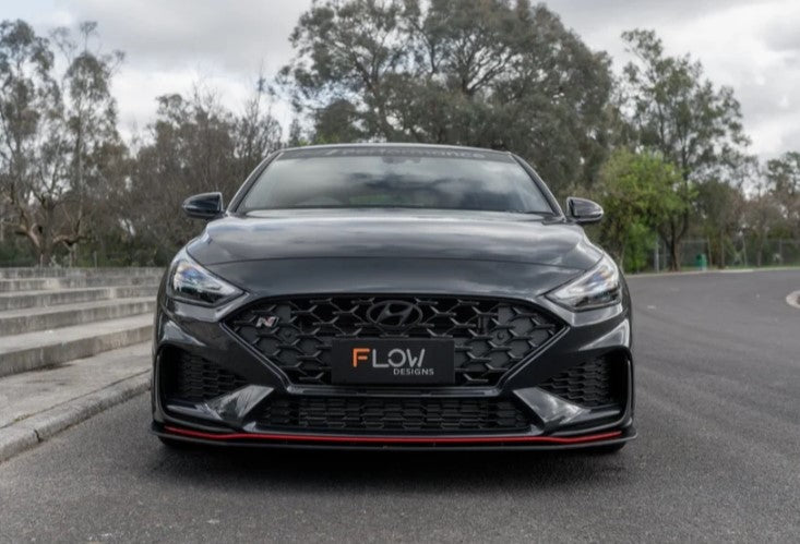 Flow Design Full Lip Splitter Set - Hyundai i30N Fastback PD FL 2022+