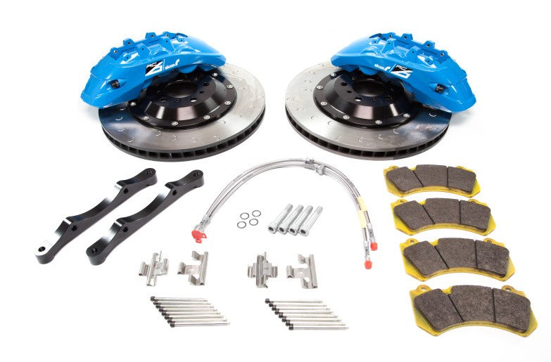Alcon 412x36mm Rotor 6 Piston Caliper RC6 Front Axle Kit - Sky Blue