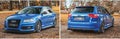 Flow Design Full Lip Splitter Set (Gloss Black) - Audi S3 8P2 Hatchback (PFL)