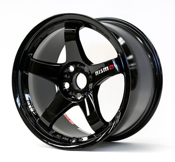 Nismo LMGT4 Omori Factory Spec Wheel Set, 18" Gloss Black