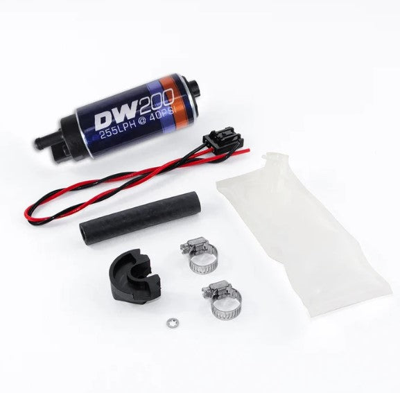 Deatschwerks DW200 series, 255lph in-tank fuel pump w/ install kit - Nissan S14/S15 / Nissan Skyline R33/R34 (Non-GTR)