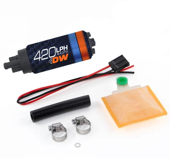 DeatschWerks DW420 Series 420lph In-Tank Fuel Pump w/ Universal Install Kit - Universal