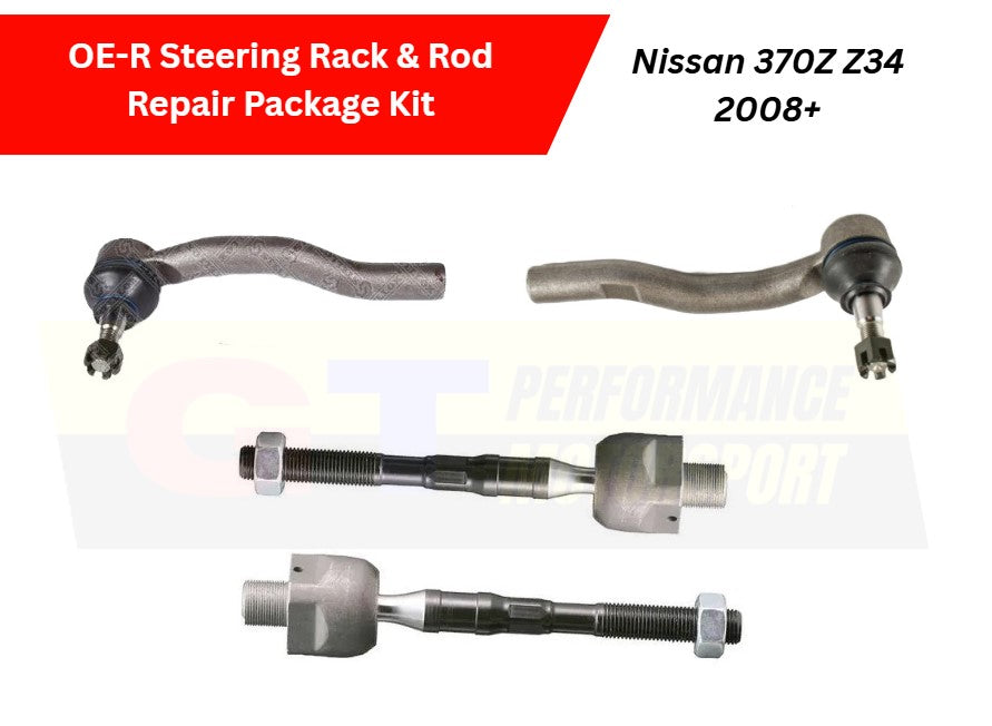 OE-R Steering Rack &amp; Rod Repair Package Kit - Nissan 370Z 2008+