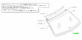Subaru Rear Window Moulding Lower (Genuine Part) - Subaru Impreza WRX/STI GC8 1992-2000