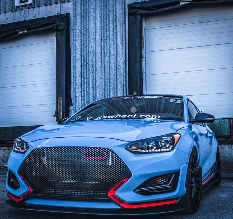 Velossa Tech Design (non-DCT) BIG MOUTH Ram Air Intake Snorkel - 2019-2022 Hyundai Veloster N