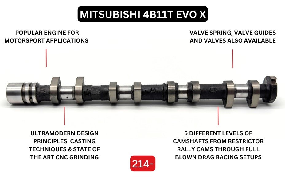 Kelford Camshaft Set - Mitsubishi Lancer Evolution X 4B11