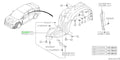 Subaru Front Fender Mudguard Cover (Genuine Part)  - Subaru WRX/STI VA 2015-2021