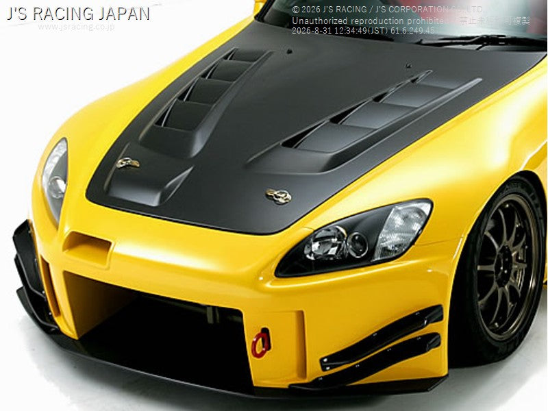 J'S RACING S2000 Total Aero System TYPE-S - Honda S2000 AP1 1999-2005 Series