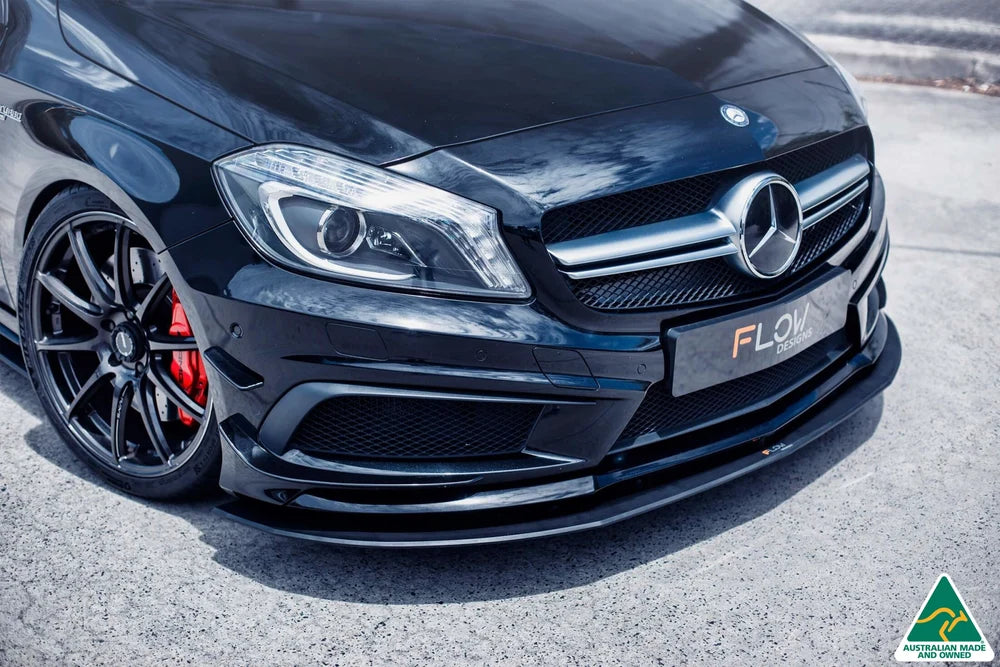 Flow Design Front Lip Splitter - Mercedes-Benz A45 AMG W176 (PFL) 2012-2015