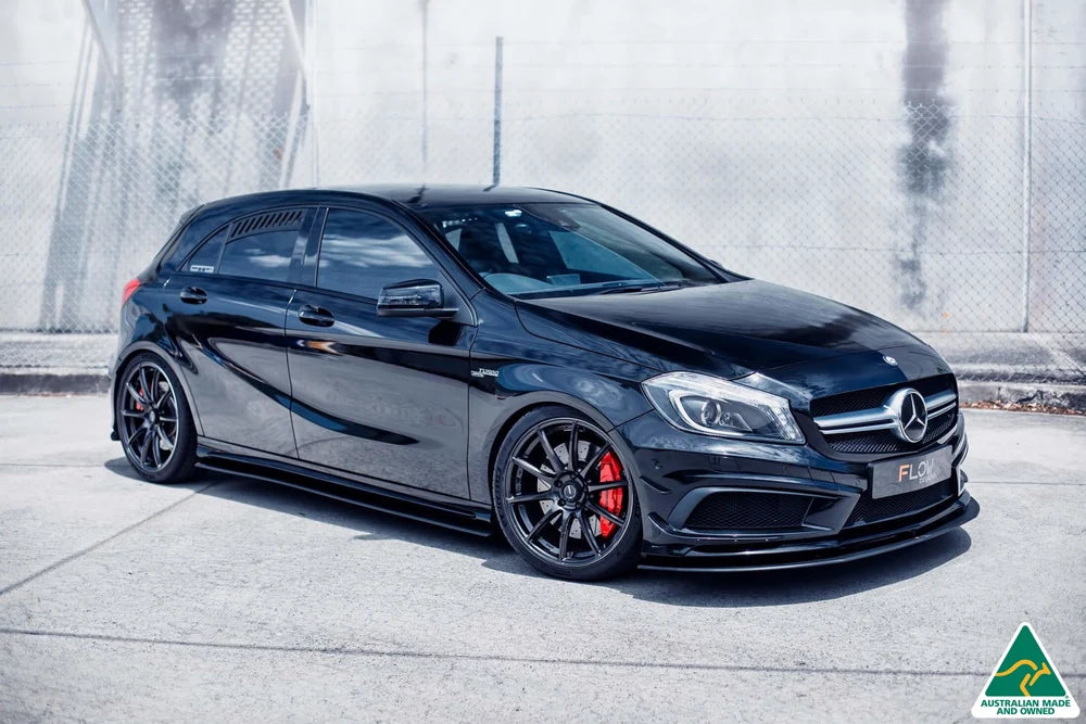 Flow Design Front Lip Splitter - Mercedes-Benz A45 AMG W176 (PFL) 2012-2015