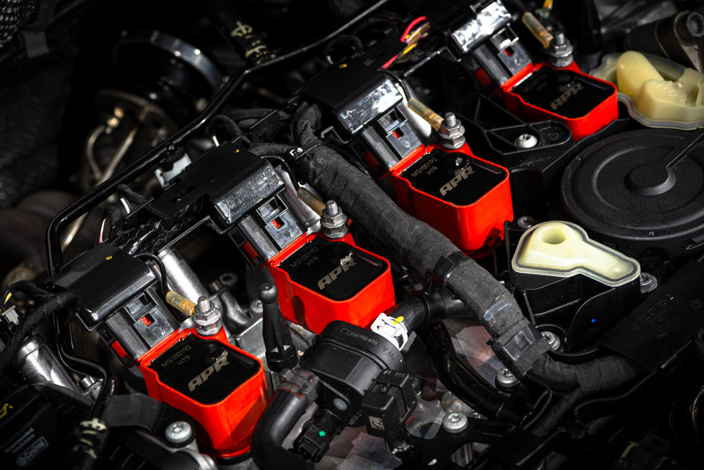 APR Upgraded Ignition Coils - Red - Set Of Four - EA888.3/EA888.4/EA839/EA825 (MQB/MLB) 2.0T/2.9T/3.0T/4.0T