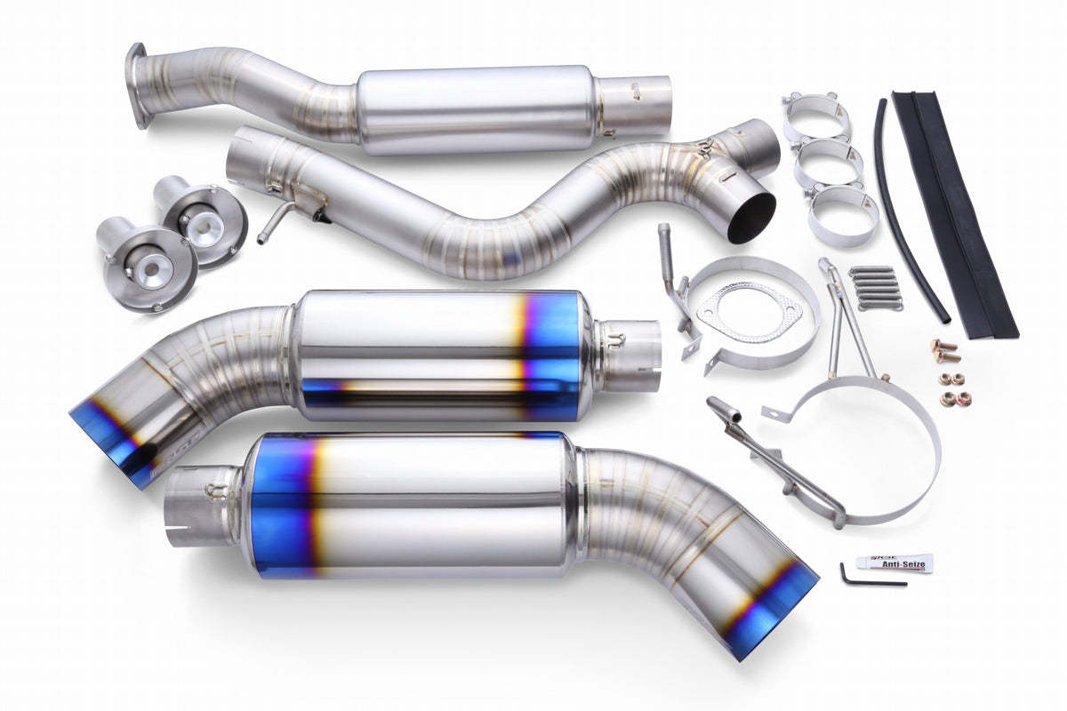 RSE FULL TITANIUM MUFFLER FAIRLADY Z Z33 TYPE-D (DUAL) - Nissan FAIRLADY Z Z33 350Z VQ35DE VQ35HR