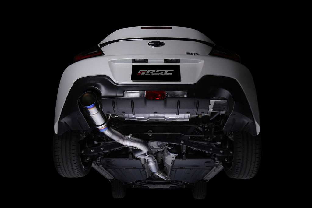 RSE FULL TITANIUM MUFFLER SINGLE TYPE-80 Ver.3 - Toyota 86 GR86 2012-2021+/ Subaru BRZ ZC6 ZD8 2012-2021+